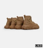 کفش کتانی ساقدار قهوه ای Naked Wolfe مدل 5424 - Image 8