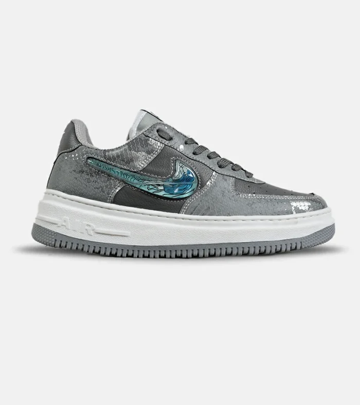 کفش کتانی مردانه و زنانه طوسی آبی NIKE dunk low steam puppet مدل 7220 - Image 1