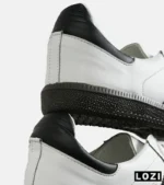کفش کتانی مردانه و زنانه سامبا سفید مشکی ADIDAS Samba مدل 4232 - Image 4