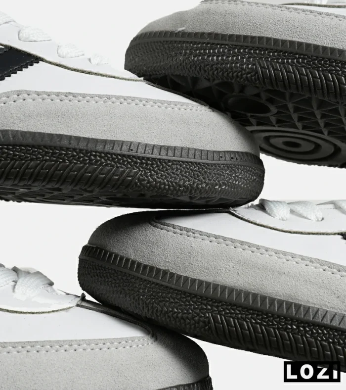 کفش کتانی مردانه و زنانه سامبا سفید مشکی ADIDAS Samba مدل 4232 - Image 5