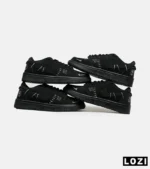 کفش کتانی مردانه و زنانه مشکی نایک NIKE jordan Vodoo مدل 6634 - Image 2