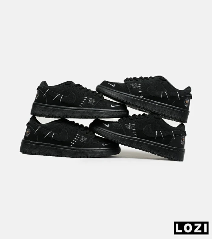 کفش کتانی مردانه و زنانه مشکی نایک NIKE jordan Vodoo مدل 6634 - Image 2