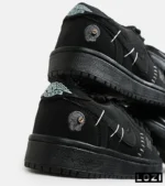 کفش کتانی مردانه و زنانه مشکی نایک NIKE jordan Vodoo مدل 6634 - Image 4