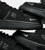 کفش کتانی مردانه و زنانه مشکی نایک NIKE jordan Vodoo مدل 6634 - Image 5