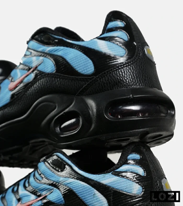 کفش کتانی مردانه و زنانه مشکی آبی NIKE AirMax Plus TN Ultra مدل 7171 - Image 3