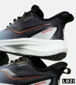 کفش کتانی طوسی آبی Saucony Ride Review مدل 7180 - Image 3