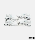 کفش کتانی مردانه و زنانه سفید سبز NIKE AirMax Plus TN Ultra مدل 6731 - Image 2