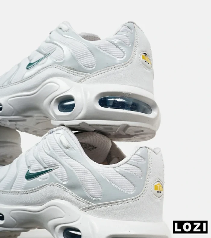 کفش کتانی مردانه و زنانه سفید سبز NIKE AirMax Plus TN Ultra مدل 6731 - Image 3