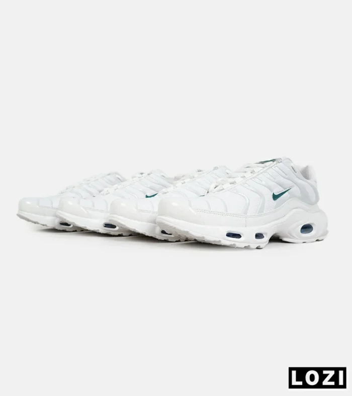 کفش کتانی مردانه و زنانه سفید سبز NIKE AirMax Plus TN Ultra مدل 6731 - Image 6