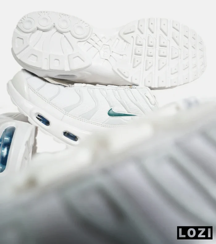 کفش کتانی مردانه و زنانه سفید سبز NIKE AirMax Plus TN Ultra مدل 6731 - Image 10