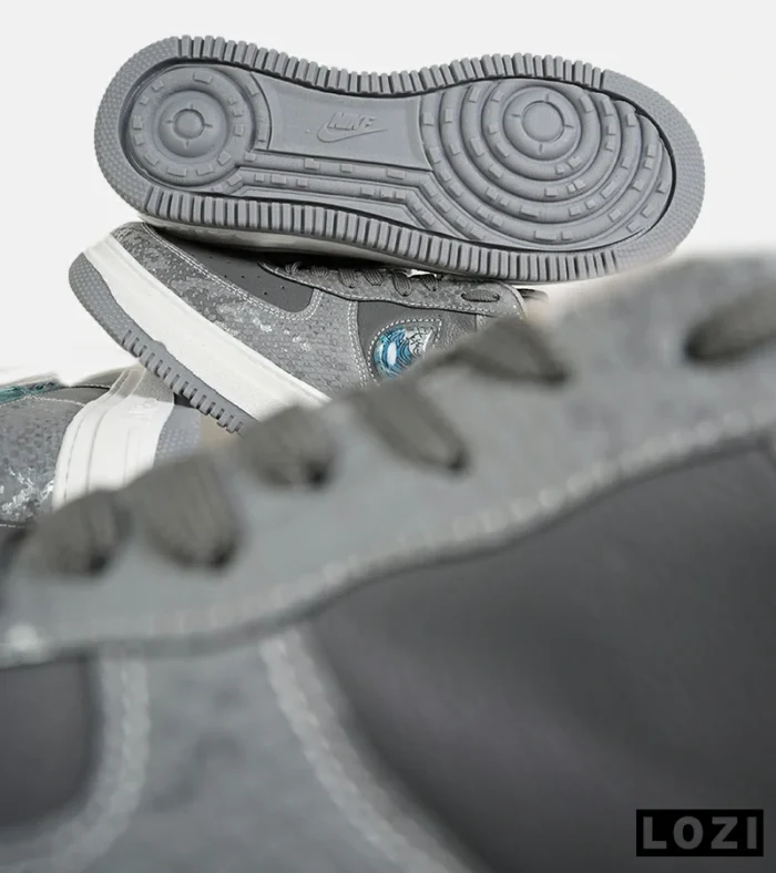 کفش کتانی مردانه و زنانه طوسی آبی NIKE dunk low steam puppet مدل 7220 - Image 10