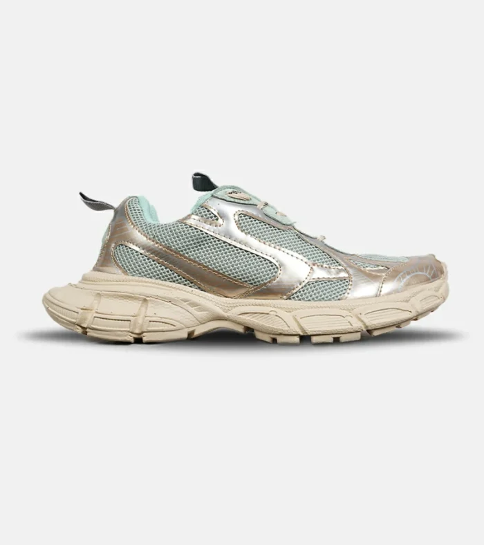 DSC01305.webp کفش کتانی مردانه و زنانه سبز طلایی Balenciaga 3XL مدل 6825 - Image 1