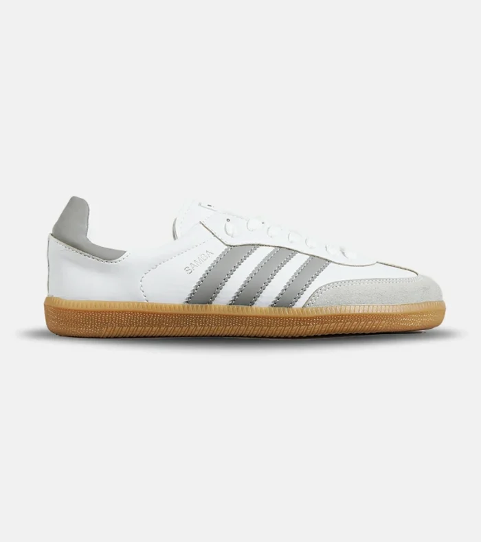 DSC01364-19.webp کفش کتانی مردانه و زنانه سامبا سفید طوسی کرم ADIDAS Samba مدل 7283 - Image 1