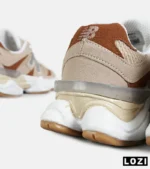 کفش کتانی مردانه و زنانه کرم قهوه ای NEW BALANCE 9060 مدل 7235 - Image 9