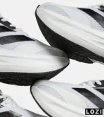 کفش کتانی مردانه و زنانه سفید مشکی Adidas Adizero مدل 7232 - Image 5