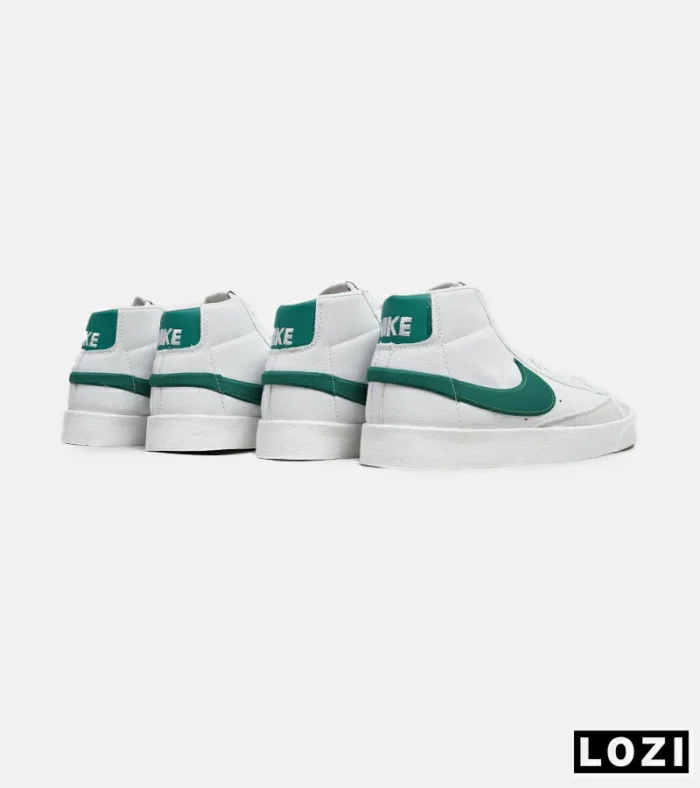 کفش کتانی ساقدار مردانه و زنانه سفید سبز Nike Blazer Low 77 مدل 5670 - Image 8