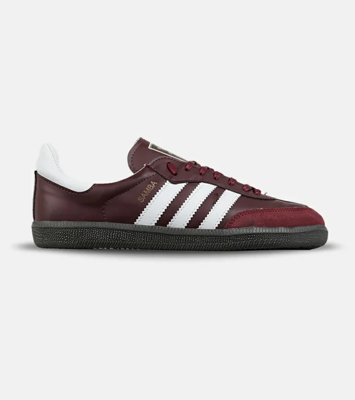 کفش کتانی مردانه و زنانه سامبا زرشکی ADIDAS Samba مدل 6272 - Image 1