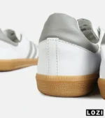 کفش کتانی مردانه و زنانه سامبا سفید طوسی کرم ADIDAS Samba مدل 7283 - Image 9