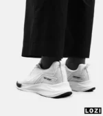کفش کتانی مردانه و زنانه سفید مشکی Nike air zoom مدل 4543 - Image 6