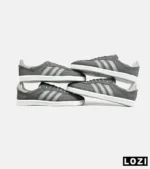 کفش کتانی مردانه و زنانه سامبا طوسی ADIDAS Samba مدل 7298 - Image 2