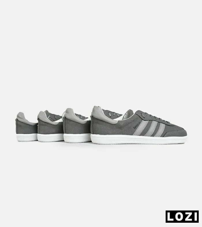 کفش کتانی مردانه و زنانه سامبا طوسی ADIDAS Samba مدل 7298 - Image 8
