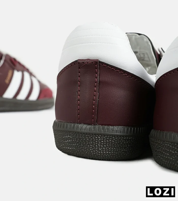 کفش کتانی مردانه و زنانه سامبا زرشکی ADIDAS Samba مدل 6272 - Image 10