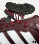 کفش کتانی مردانه و زنانه سامبا زرشکی ADIDAS Samba مدل 6272 - Image 11