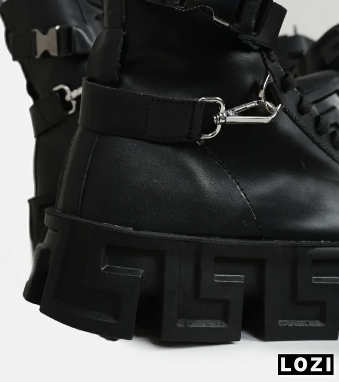 بوت مردانه مشکی VERSACE مدل 5761 - Image 3