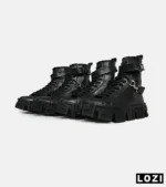 بوت مردانه مشکی VERSACE مدل 5761 - Image 5