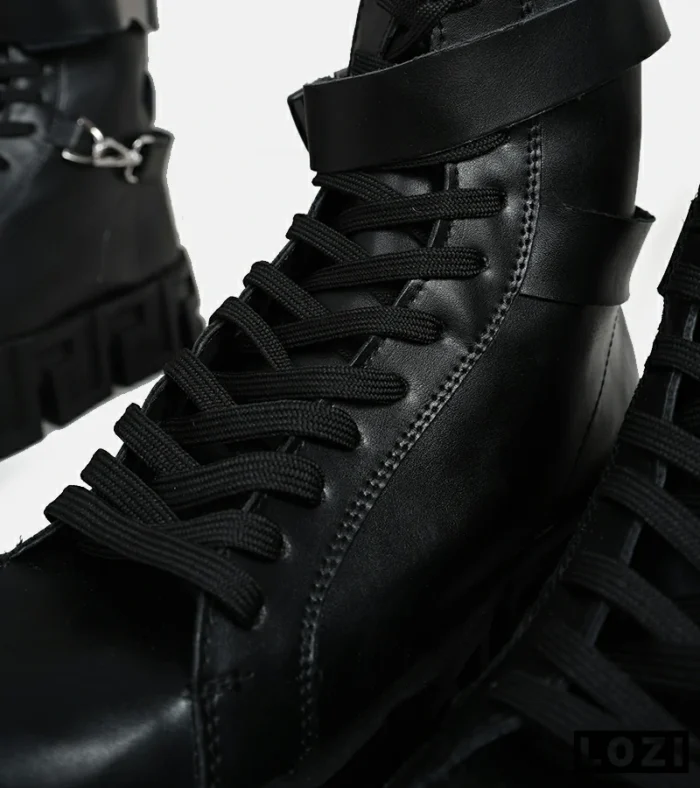 بوت مردانه مشکی VERSACE مدل 5761 - Image 6