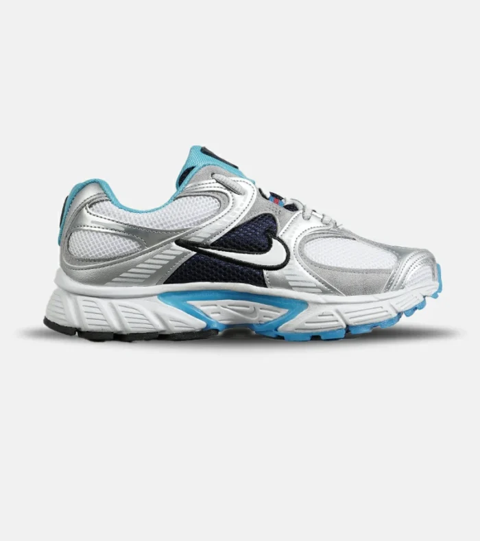 کفش کتانی مردانه و زنانه سفید نقره ای سرمه ای نایک NIKE v5 RNR مدل 7331 - Image 1