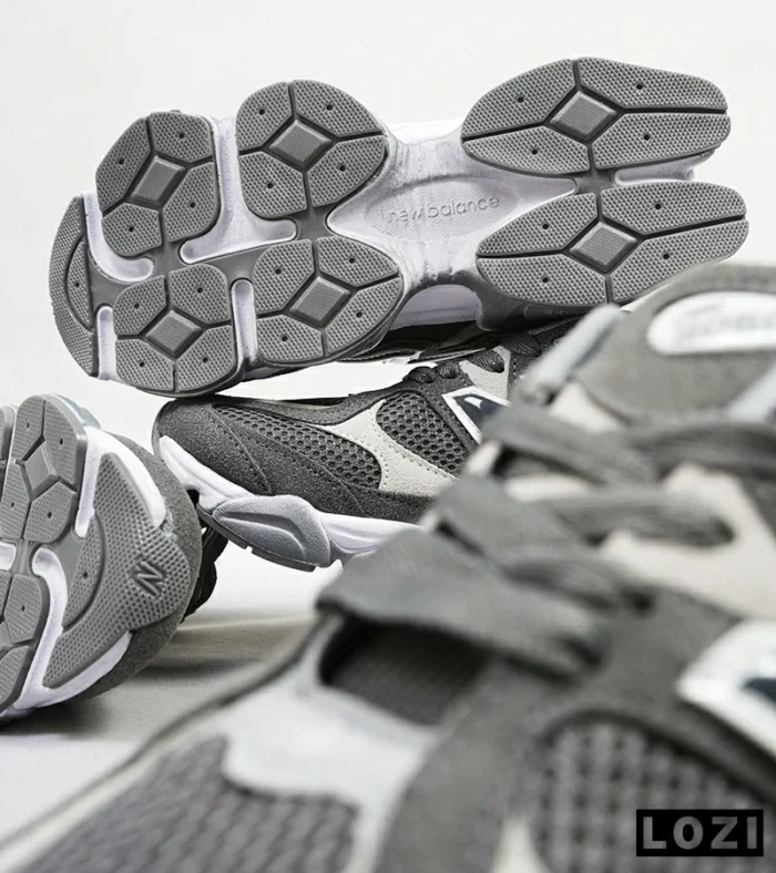 کفش کتانی زنانه خاکستری NEW BALANCE 9060 مدل 4667 - Image 9