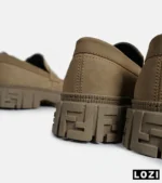 کفش مردانه چرمی سبز FENDI مدل 6793 - Image 9