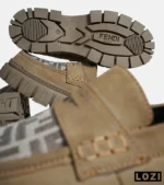 کفش مردانه چرمی سبز FENDI مدل 6793 - Image 10
