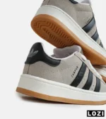 کفش کتانی زنانه و مردانه کرم مشکی ADIDAS Campus مدل 5720 - Image 4