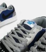 کفش کتانی مردانه و زنانه آبی طوسی نایک NIKE jordan Vodoo مدل 6328 - Image 7