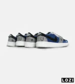 کفش کتانی مردانه و زنانه آبی طوسی نایک NIKE jordan Vodoo مدل 6328 - Image 8