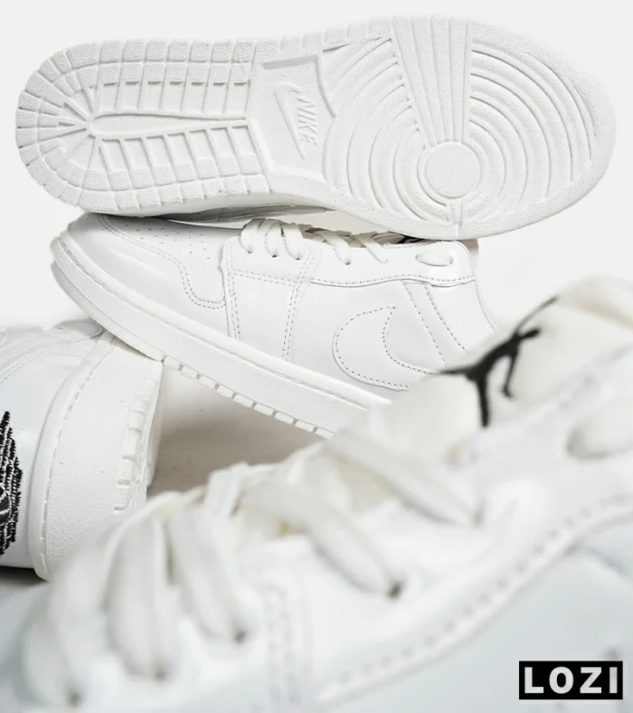 کفش کتانی مردانه سفید نایک NIKE jordan 1 مدل 5963 - Image 7