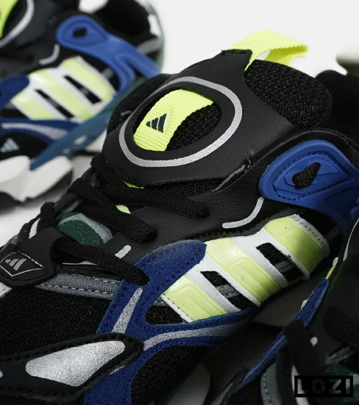 کفش کتانی مردانه و زنانه مشکی آبی لیمویی ADIDAS performance x9000l4 مدل 5805 - Image 7