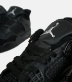 کتانی ساقدار زنانه و مردانه مشکی کرم Nike air jordan 4 مدل 6468 - Image 7