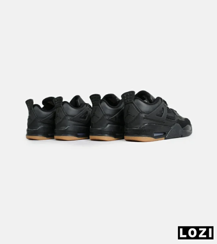 کتانی ساقدار زنانه و مردانه مشکی کرم Nike air jordan 4 مدل 6468 - Image 8