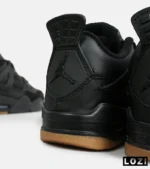 کتانی ساقدار زنانه و مردانه مشکی کرم Nike air jordan 4 مدل 6468 - Image 9