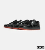 کفش کتانی مردانه مشکی نایک NIKE jordan 1 مدل 5775 - Image 8