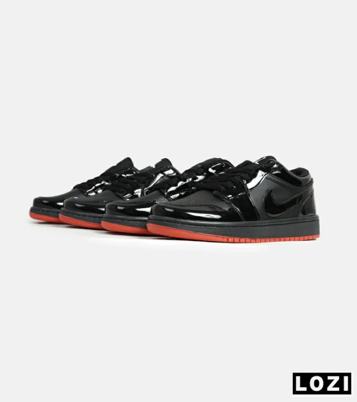 کفش کتانی مردانه مشکی نایک NIKE jordan 1 مدل 5775 - Image 8