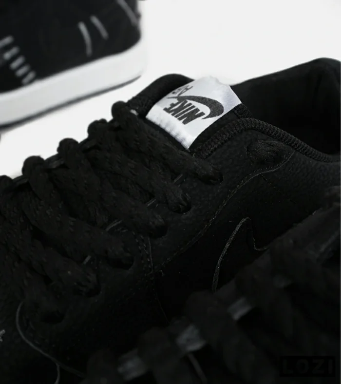 کفش کتانی مردانه و زنانه مشکی سفید نایک NIKE jordan Vodoo مدل 6633 - Image 7