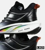 کفش کتانی مشکی خاکستری Saucony Ride Review v.2 مدل 7398 - Image 10