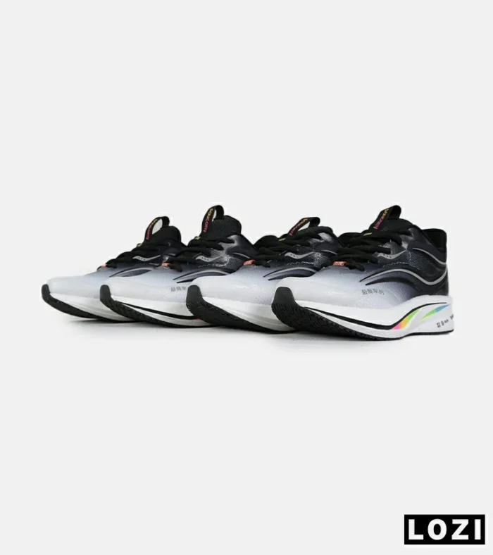 کفش کتانی مشکی خاکستری Saucony Ride Review v.2 مدل 7398 - Image 7