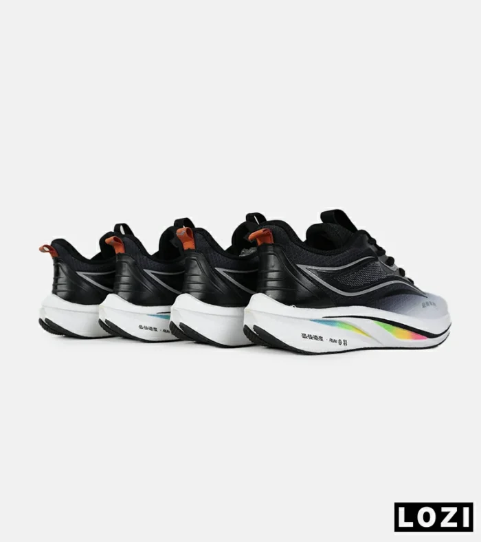 کفش کتانی مشکی خاکستری Saucony Ride Review v.2 مدل 7398 - Image 5