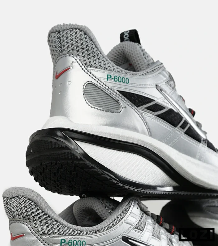 کفش کتانی مردانه و زنانه طوسی نایک NIKE P-6000 مدل 7391 - Image 4