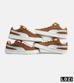 کفش کتانی ورزشی قهوه ای سوخته مردانه و زنانه PUMA suede XL مدل 6890 - Image 2
